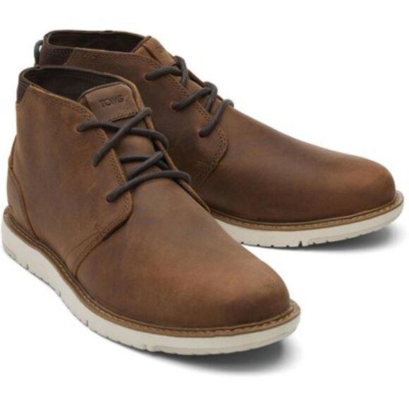 Toms - Mens Navi Boots, size 9.5 US mens, color brown main image 4